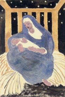 Vanessa Bell - Nativity scene