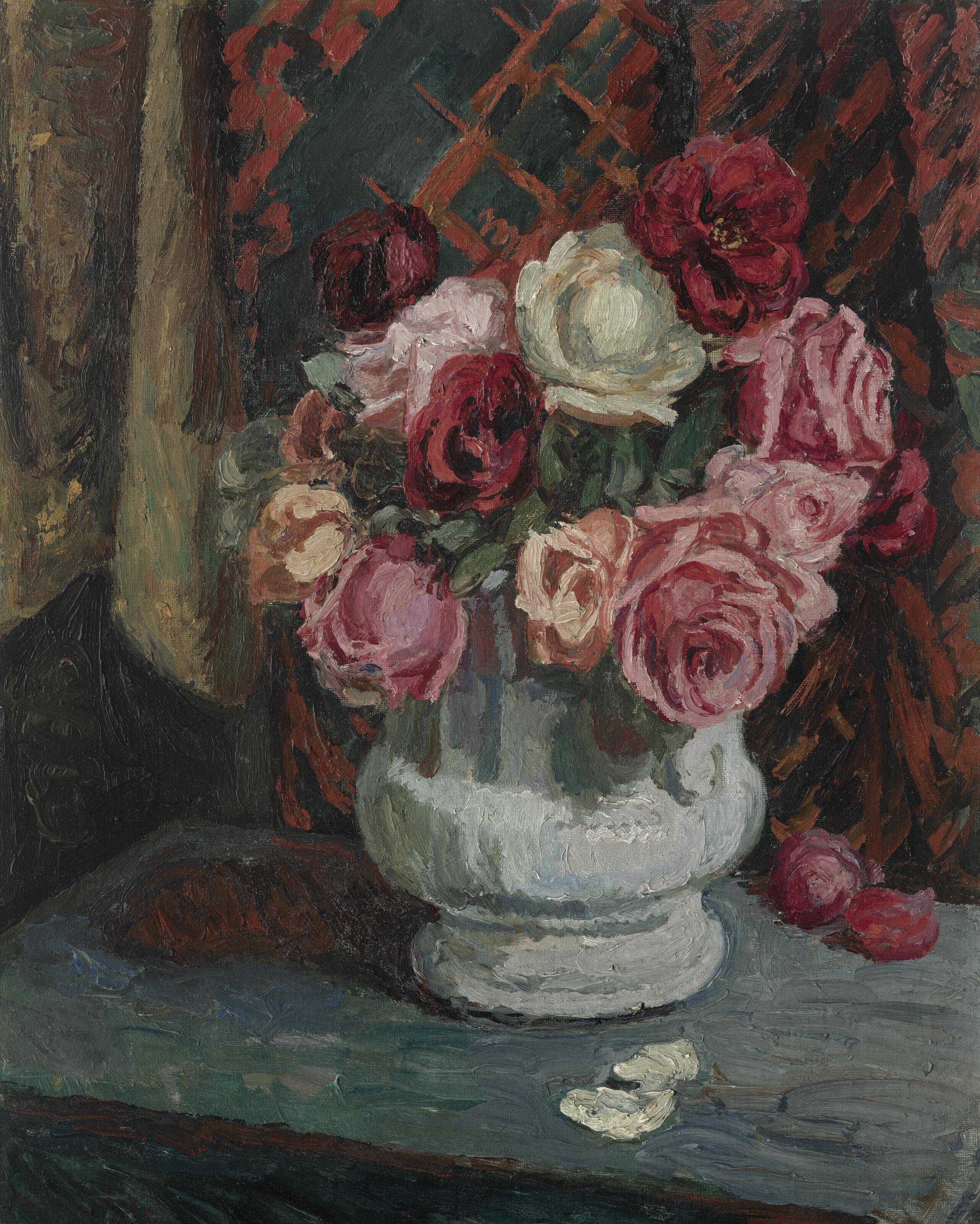 Vanessa Bell - Roses In A Vase
