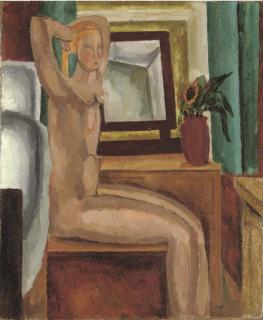 Vanessa Bell - Seated Female Nude