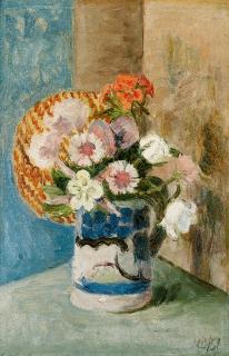 Vanessa Bell - Still Life with a blue and white Jug