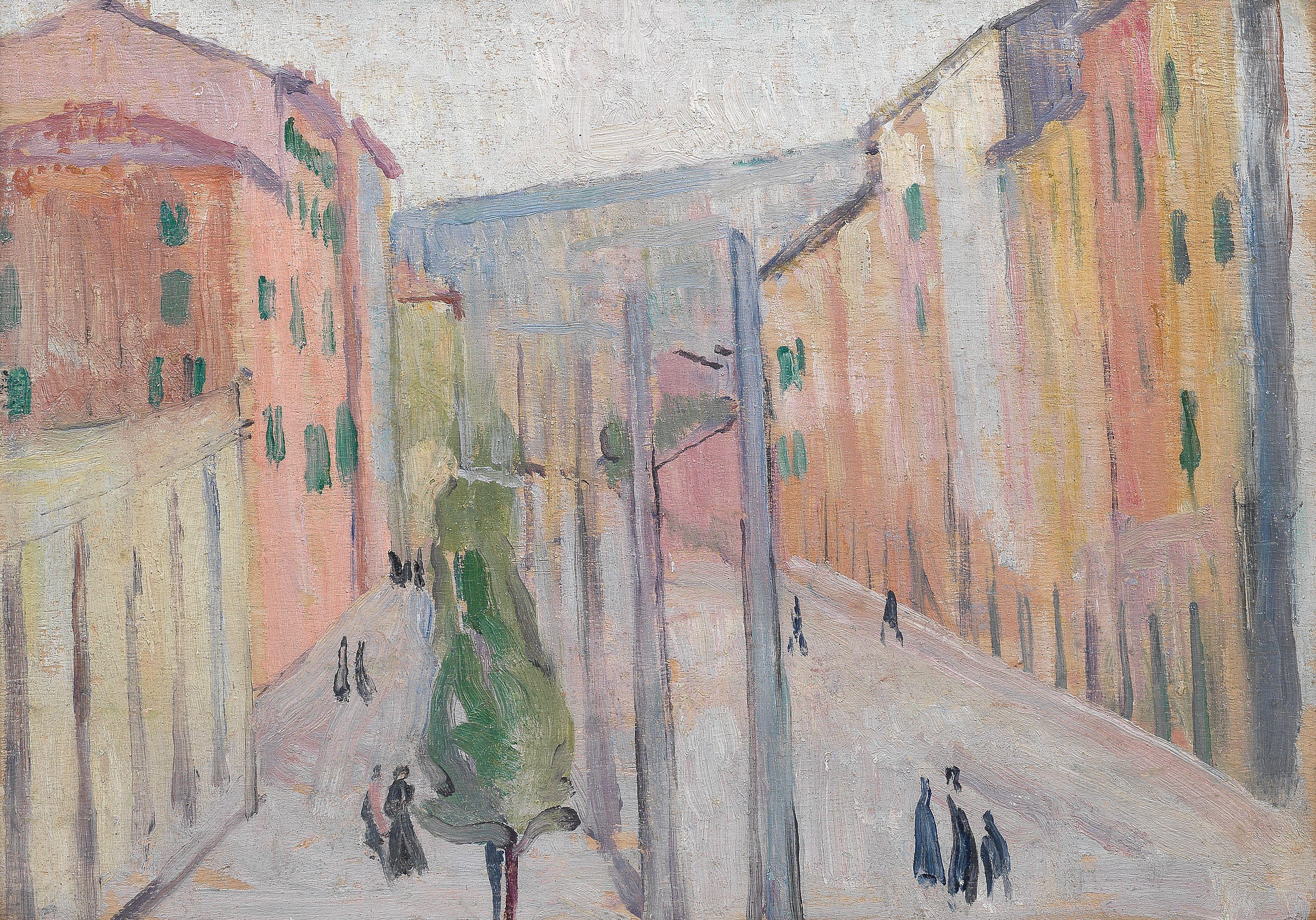 Vanessa Bell - Street Scene in Tuscany
