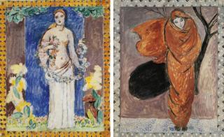 Vanessa Bell - SUMMER and WINTER; Designs for King\'s College, Cambridge