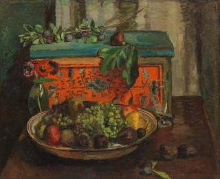 Vanessa Bell - The Turkish Box 61 x 73.5 cm. (24 x 29 in.)