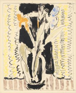 Vanessa Bell - Tile Design for King\'s College Garden Hostel, Cambridge