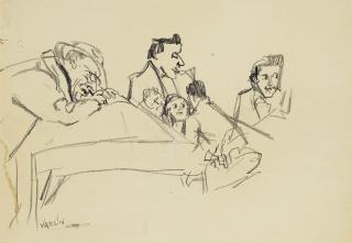 Varlin - Figurenstudie