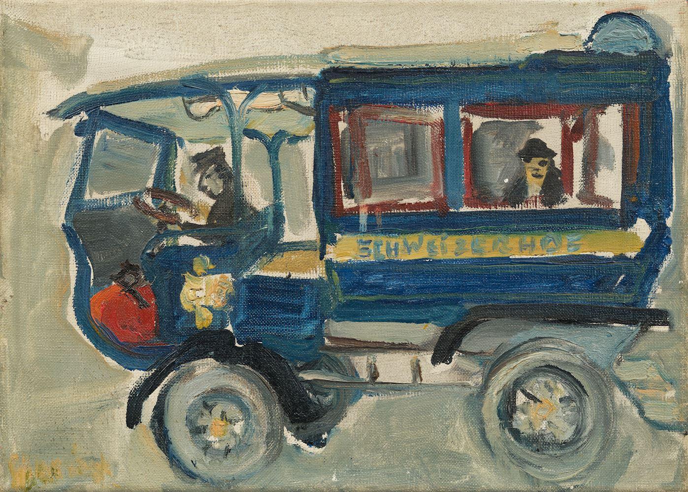 Varlin - Omnibus des Hotels Schweizerhof in Luzern. 1953.