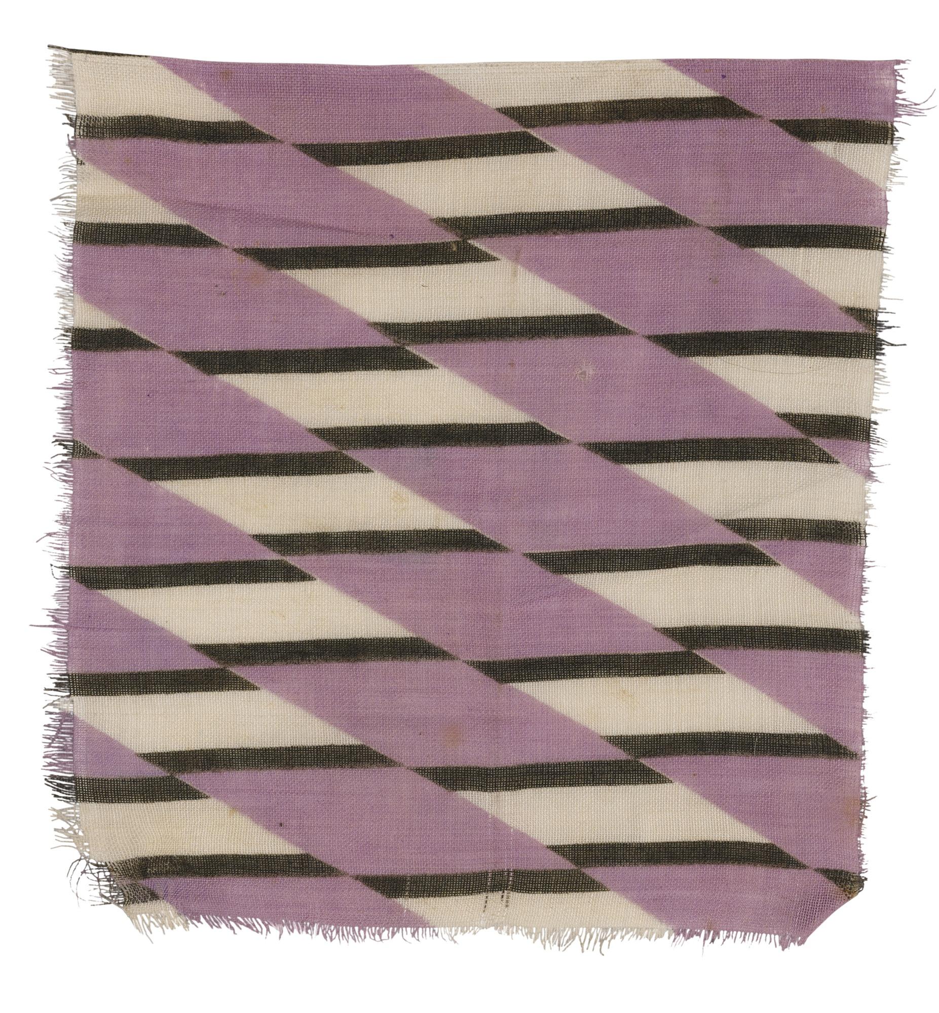 Varvara Fedorovna Stepanova - Swatch Of Original Fabric