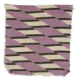 Varvara Fedorovna Stepanova - Swatch Of Original Fabric