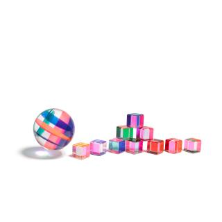 Vasa Velizar Mihich - Sphere, 1985; Ten Cubes, 1984