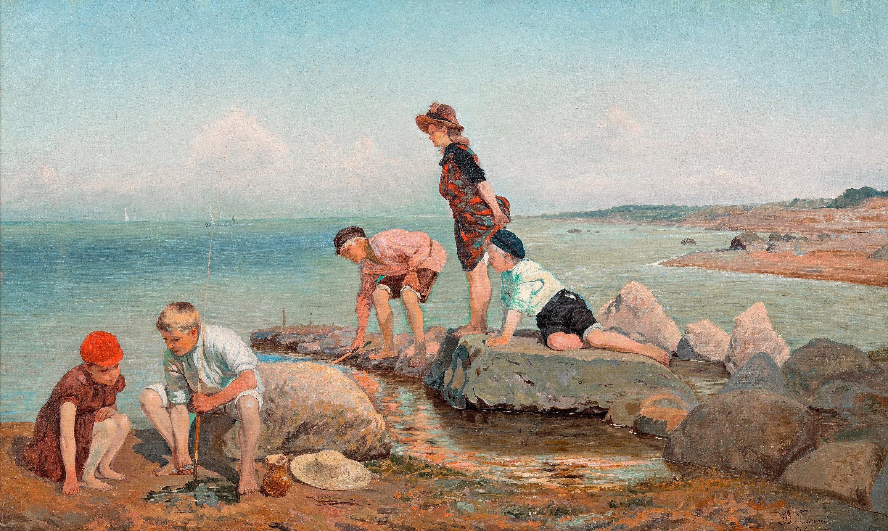 Vasili Andreevich Golynsky - Fishermen.