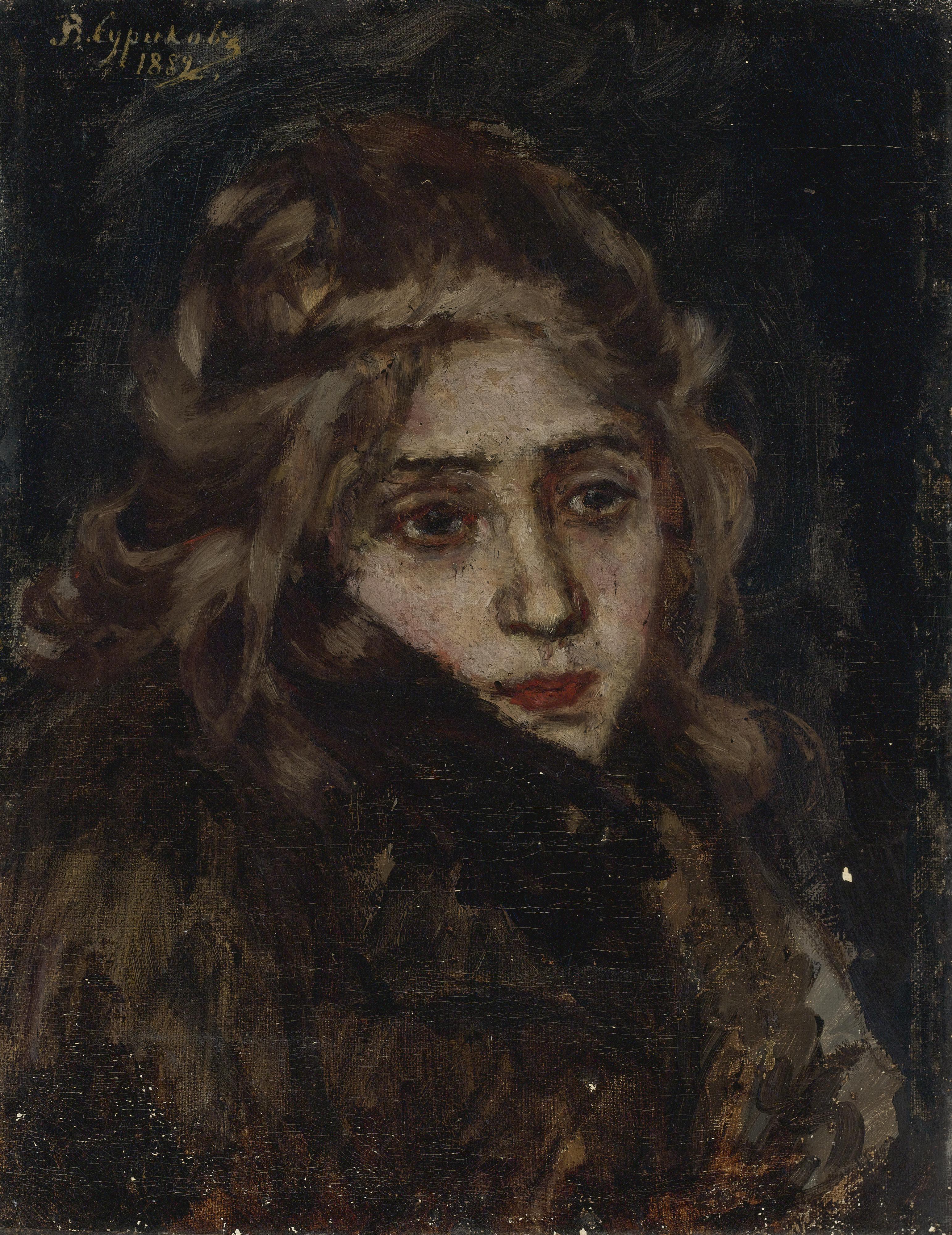 Vasili Ivanovich Surikov - Study For Menshikov At Beriozov