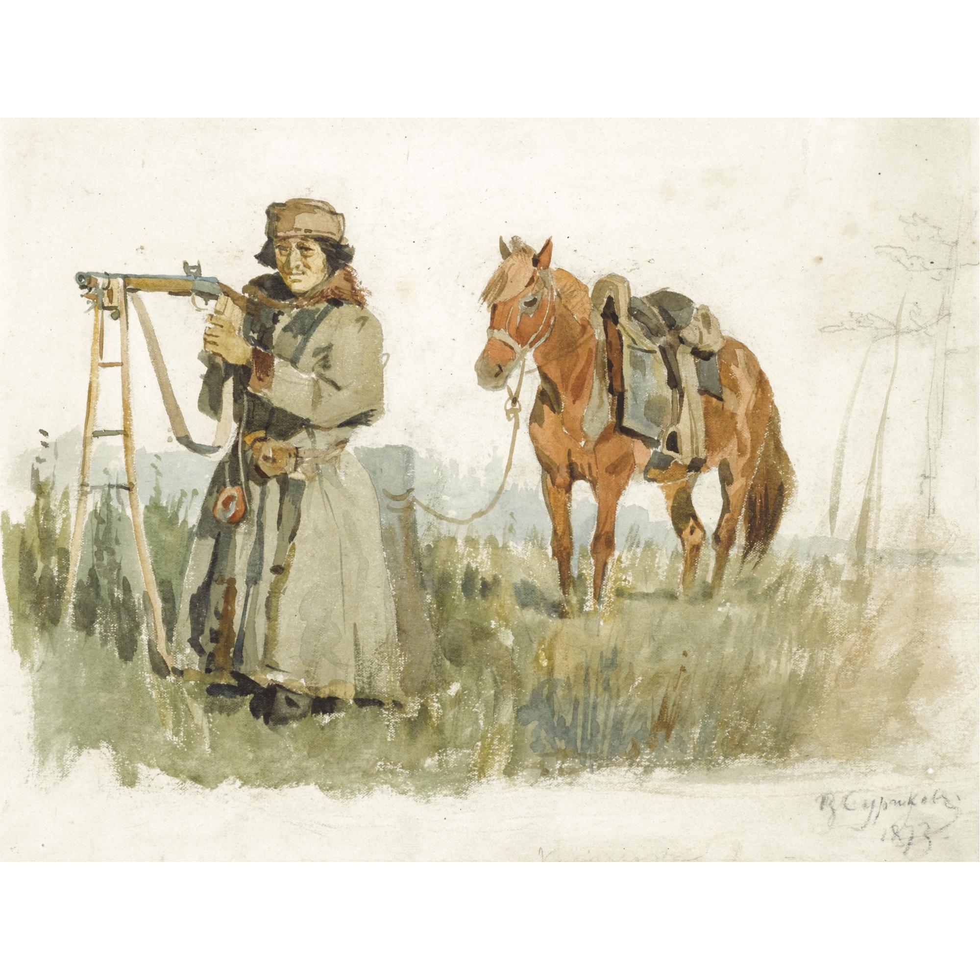 Vasili Ivanovich Surikov - Tartar From Minusinsk