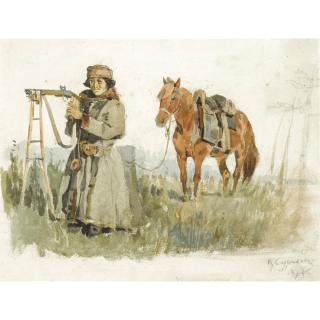 Vasili Ivanovich Surikov - Tartar From Minusinsk