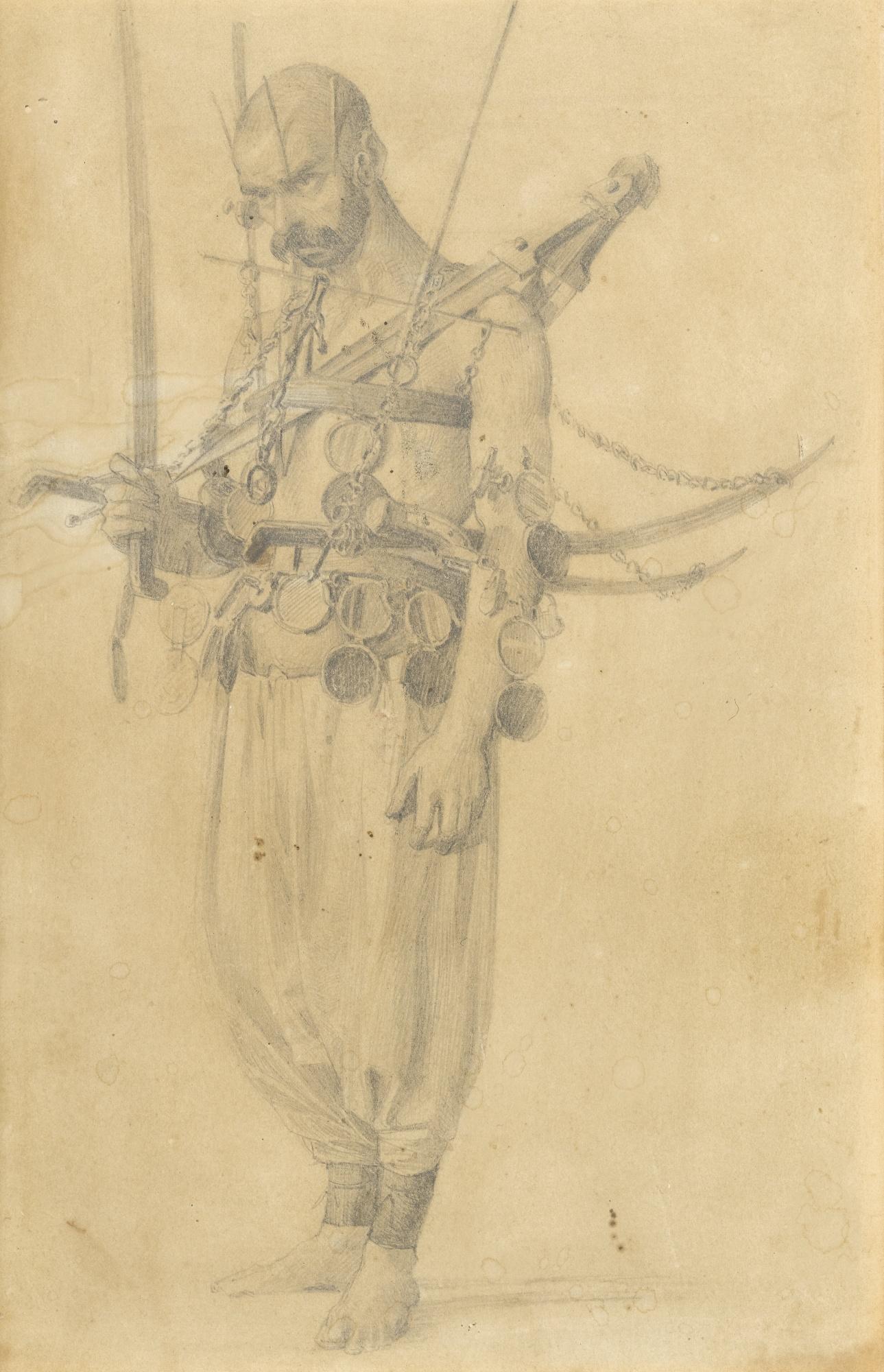 Vasili Vasilievich Vereshchagin - Sketch For Religious Procession To Shush