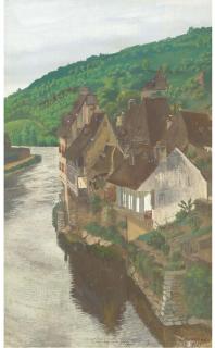 Vasilii Ivanovich Shukhaev - A House In Normandy