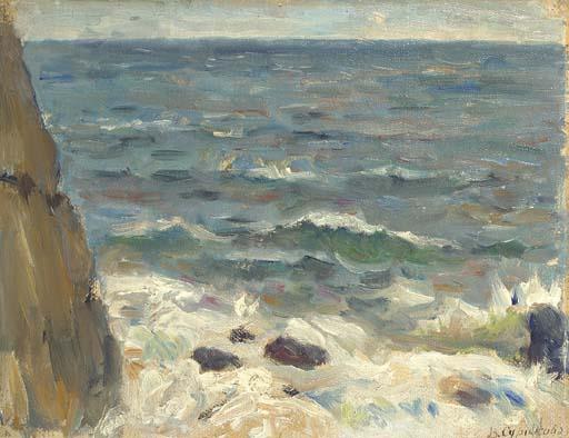 Vasilii Ivanovich Surikov - Seascape With Rocks