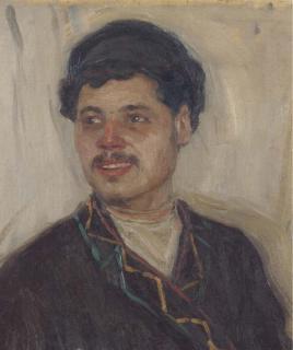 Vasilii Ivanovich Surikov - Study of a soldier