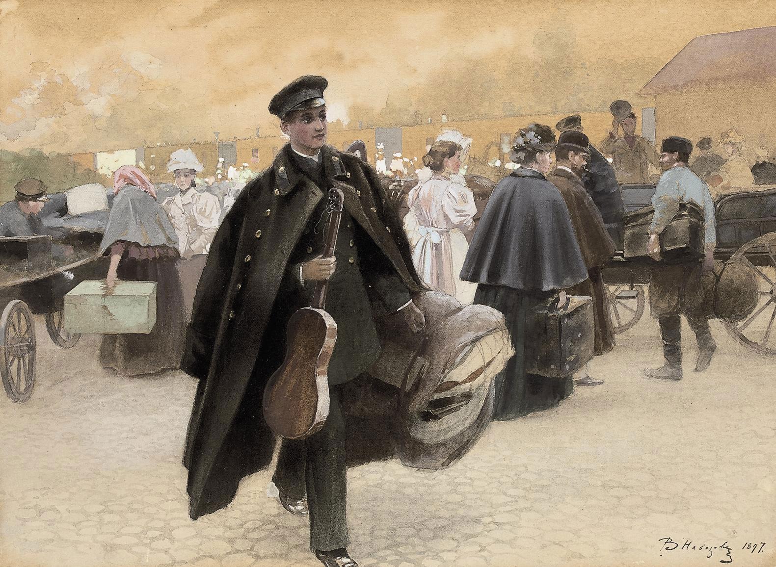 Vasilii Navozov - Officer on leave