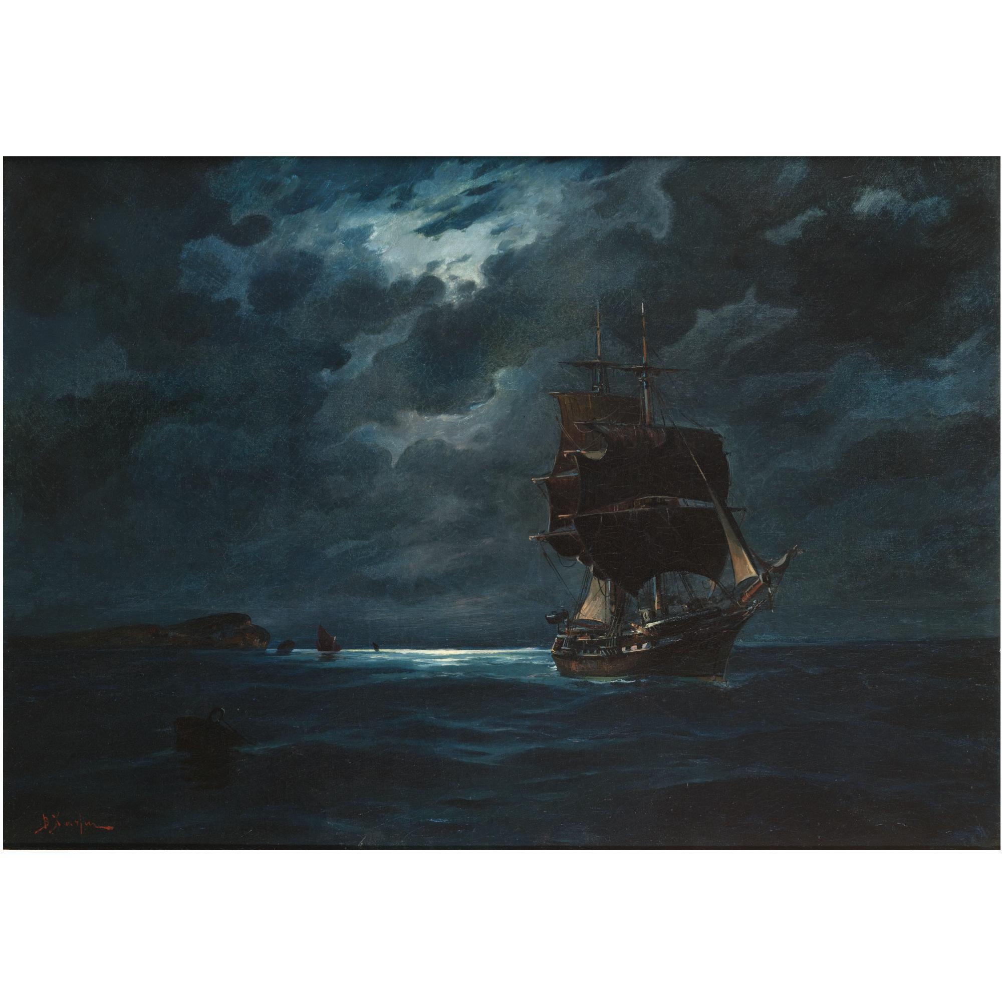 Vasilios Chatzis - Greek Sailing By Moonlight