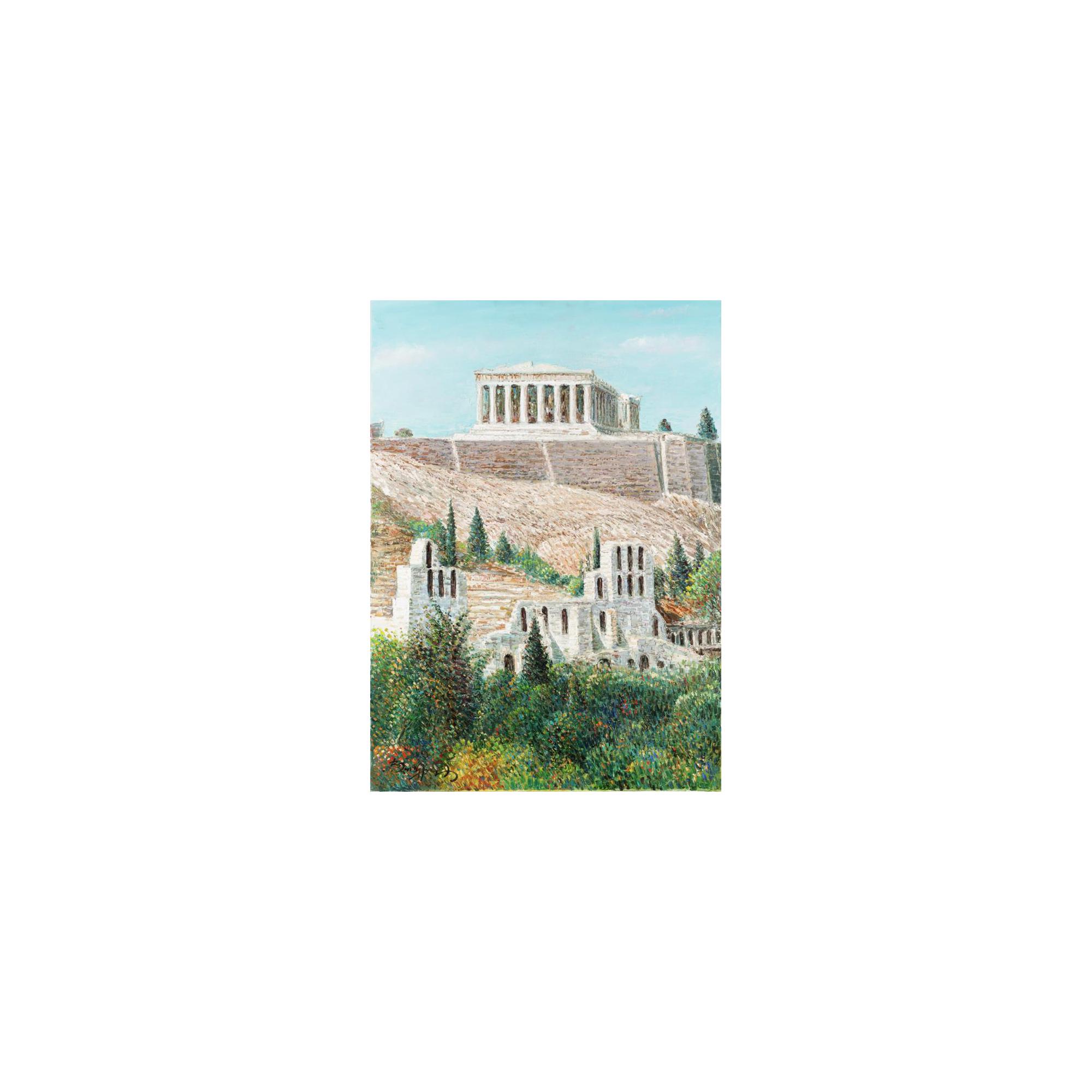 Vasilis Zenetzis - Landscape With The Acropolis