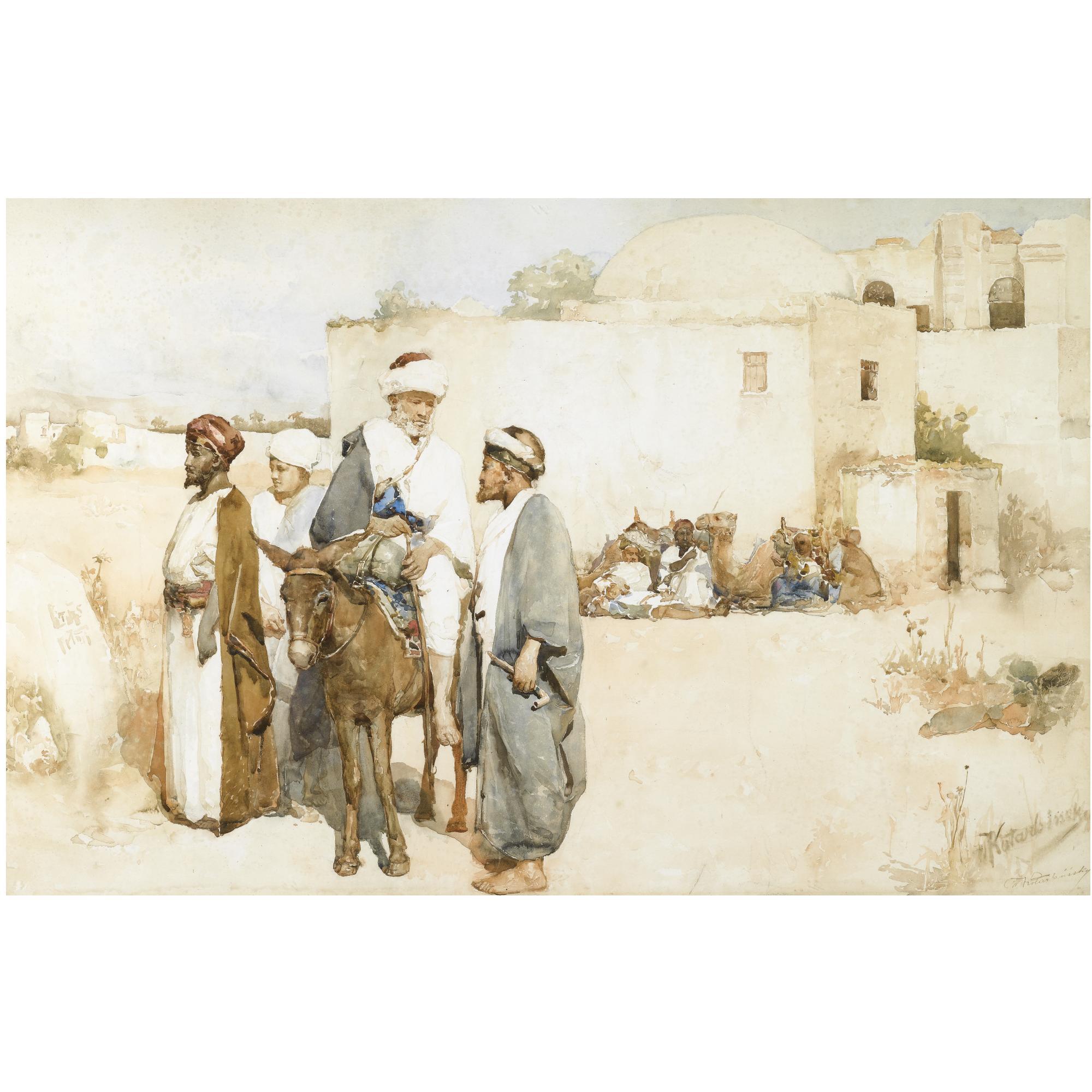 Vasily Alexandrovich Kotarbinsky - Oriental Scene