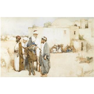 Vasily Alexandrovich Kotarbinsky - Oriental Scene