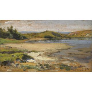 Vasily Dmitrievich Polenov - River Landscape