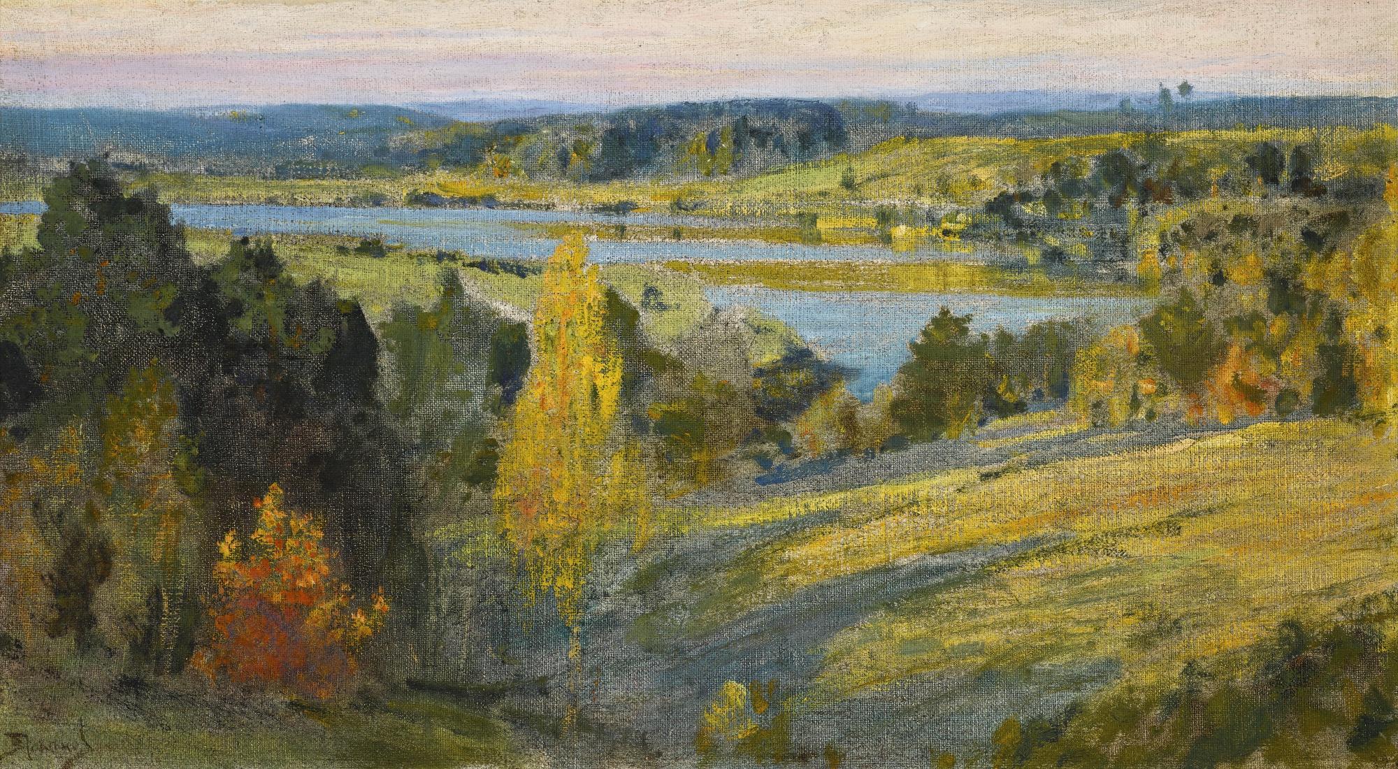 Vasily Dmitrievich Polenov - The River Oka In Autumn