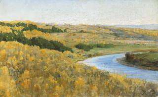 Vasily Dmitrievich Polenov - The River Oka In Golden Autumn