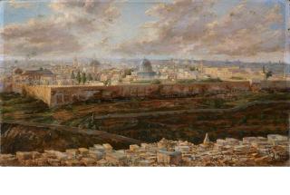 Vasily Ivanovich Navozov - View Of Jerusalem