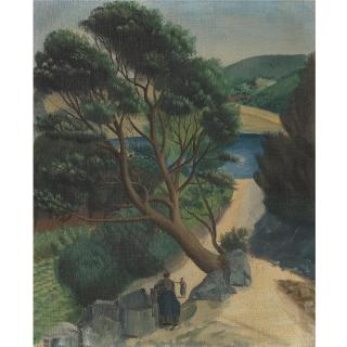 Vasily Ivanovich Shukhaev - Landscape In Cassis