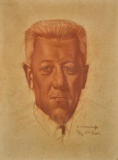 Vasily Ivanovich Shukhaev - Portrait of Nikolai Okunev