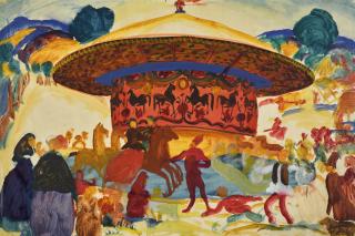 Vasily Ivanovich Shukhaev - Study For Carousel