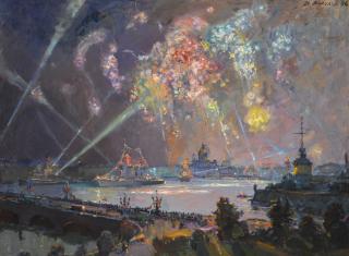 Vasily Ivanovich Vikulov - Fireworks On Victory Day