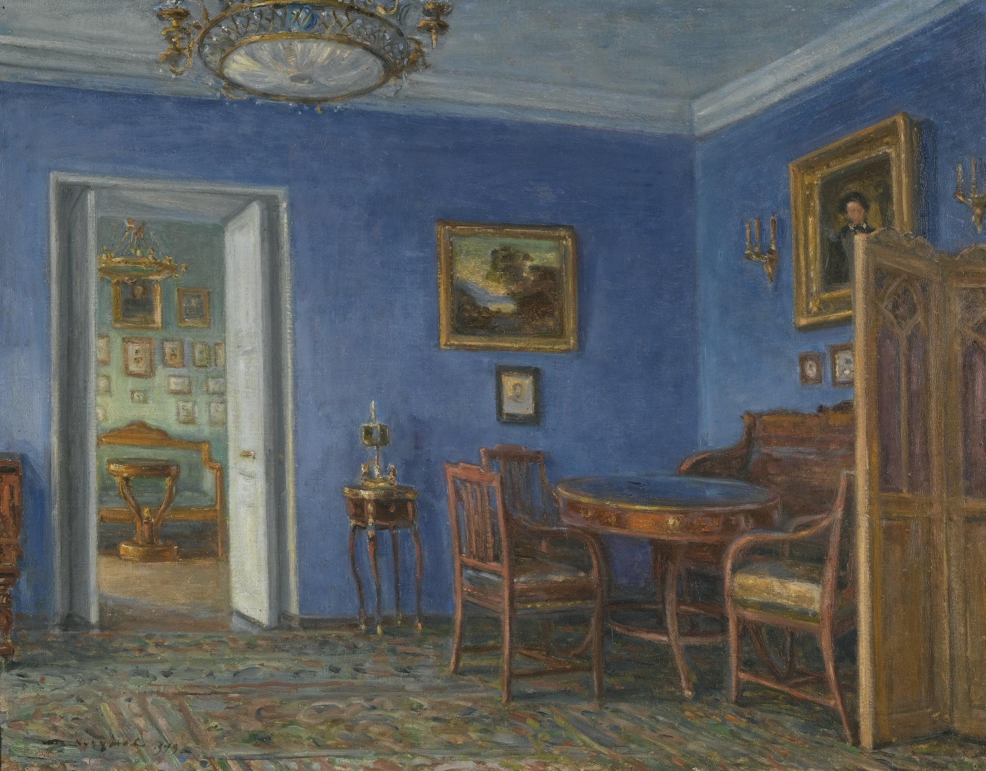 Vasily Nikitovich Kuchumov - Blue Interior