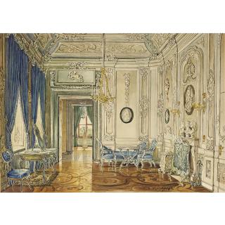 Vasily Nikitovich Kuchumov - Interior Of A Palace