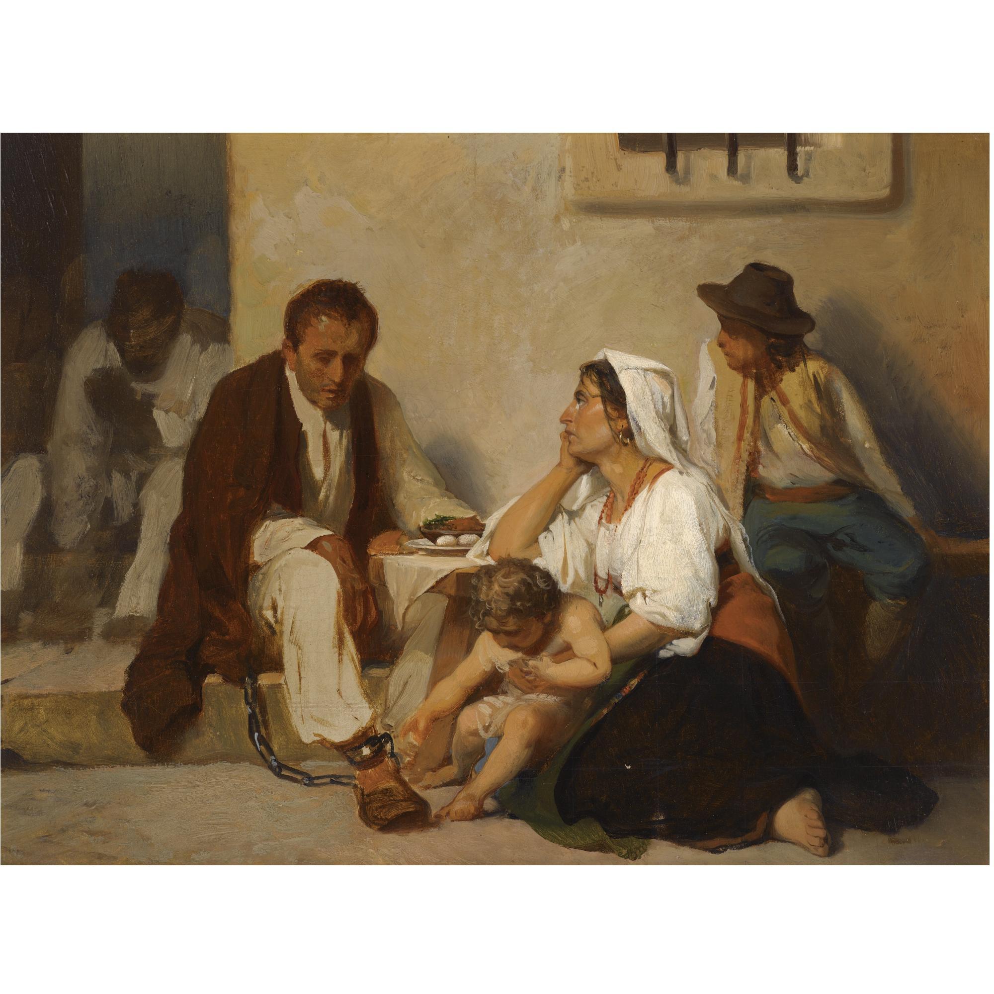 Vasily Petrovich Vereschagin - Prison Visit