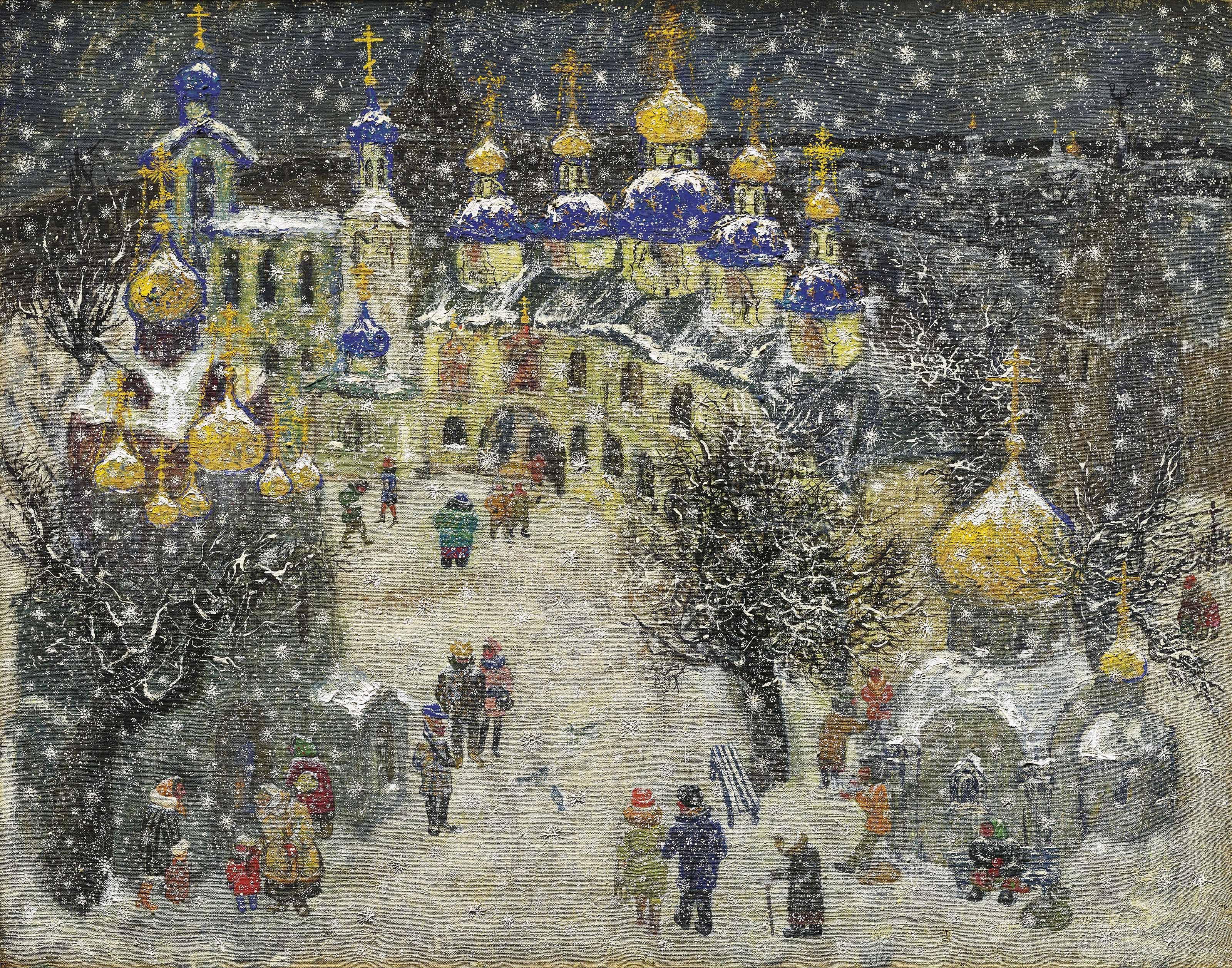 Vasily Sitnikov - Kremlin under the snow