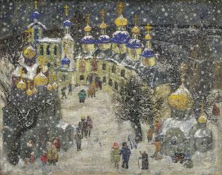 Vasily Sitnikov - Kremlin under the snow