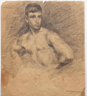 Vasily Sitnikov - Un groupe de dessins et une photographie/ A group of drawings and a photograph: