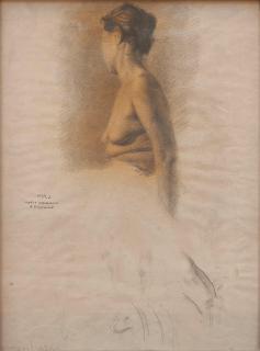 Vasily Sitnikov - Un groupe de quatre dessins/ A group of four drawings: