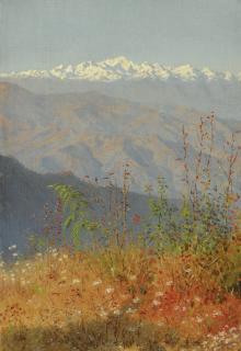 Vasily Vasilievich Vereschagin - Sunset In The Himalayas