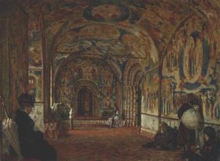 Vasily Vereshchagin - The Portico Of A 17Th Century Church In Yaroslavl