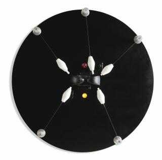 Vassilakis Takis - Télésculpture Vibrative, Black Oscillating Disc No.2