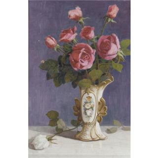 Vassilios Ithakissios - Still Life Of Roses