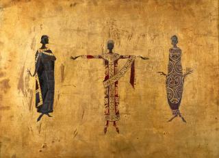 Vassilis Fotopoulos - Costumes pour l\'opera \'Kassiani\' de Georges Sklavos