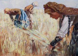 Vassilis Germenis - La récolte du blé