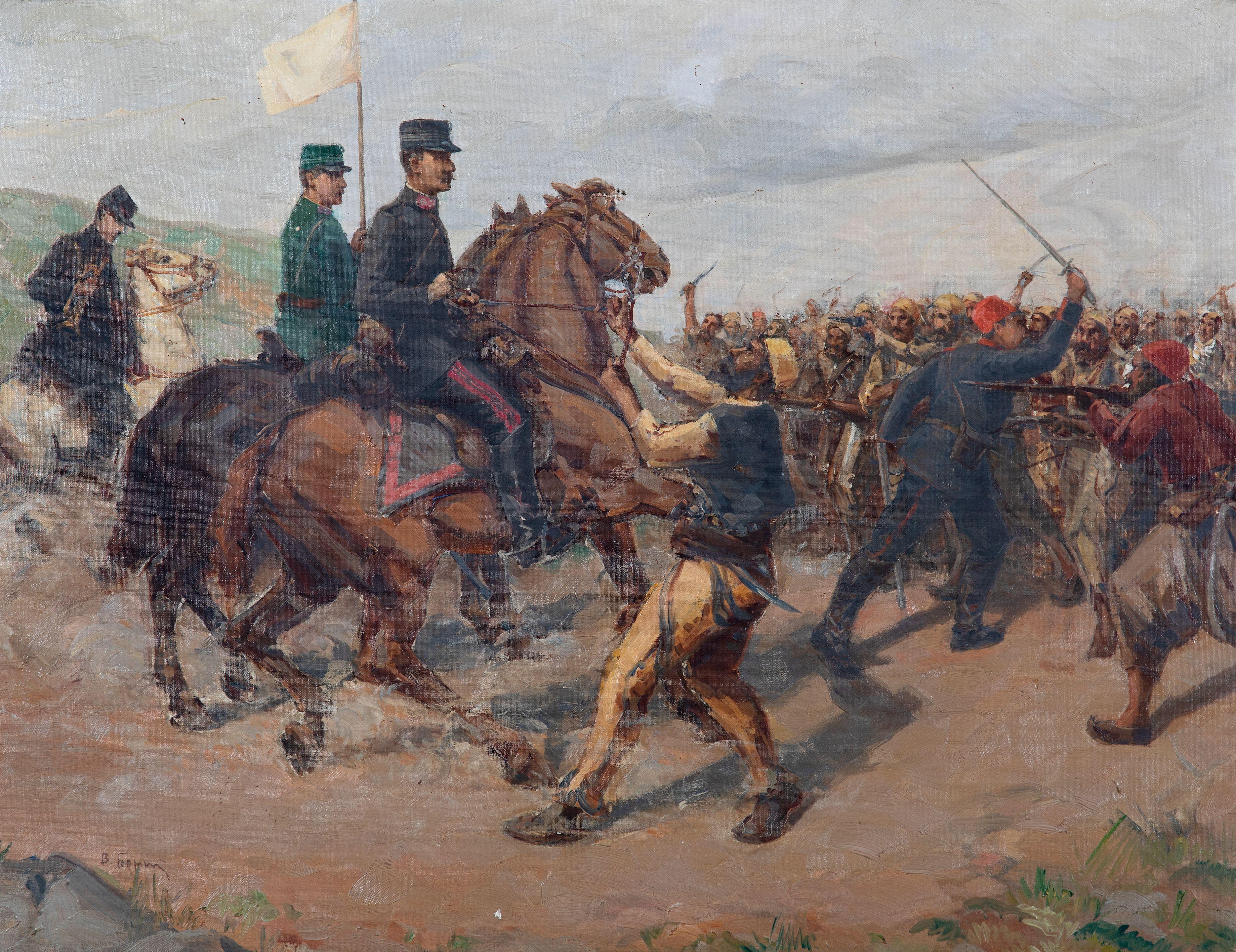 Vassilis Germenis - Scène des guerres des Balkans