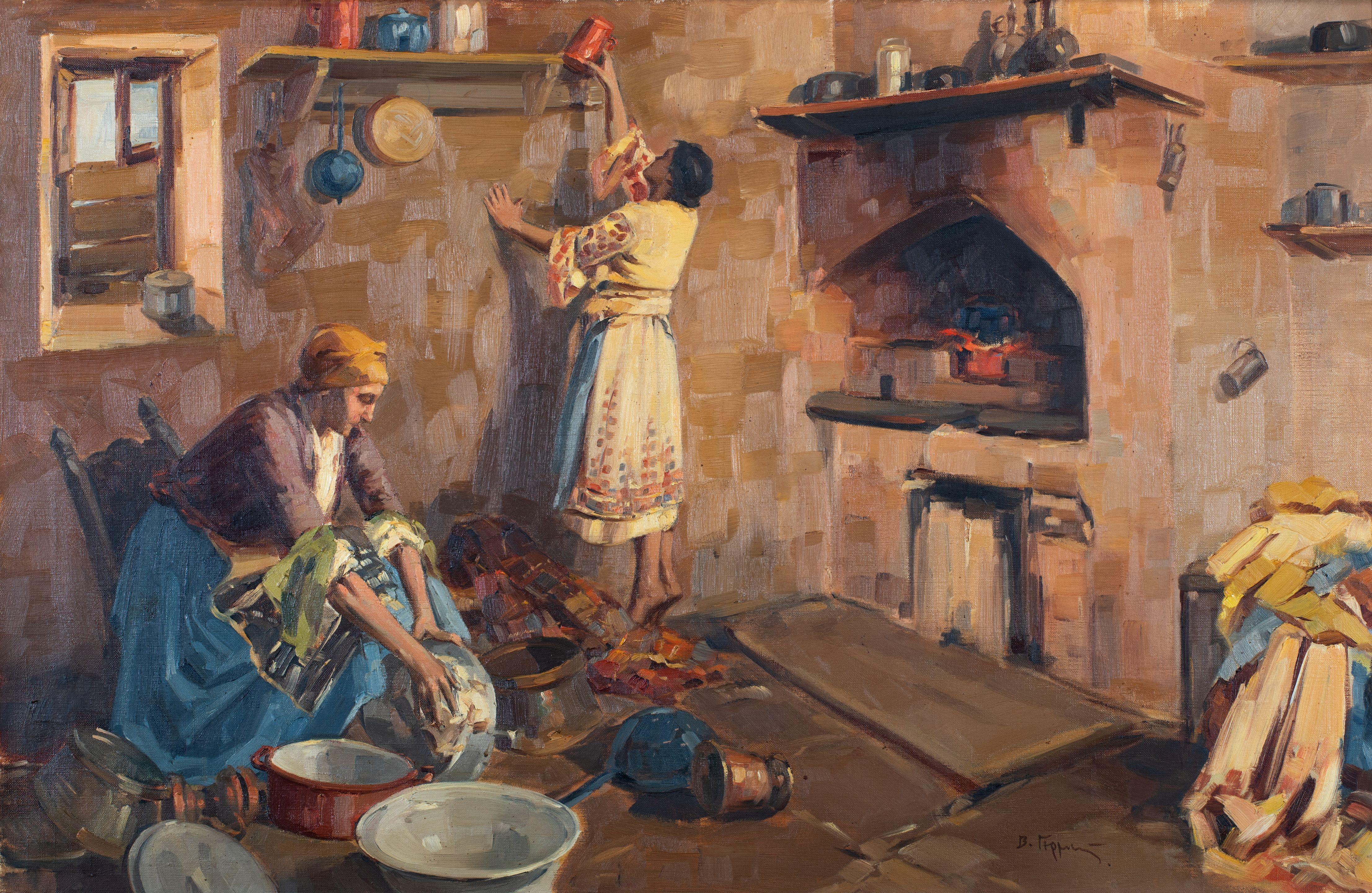 Vassilis Germenis - Scène domestique