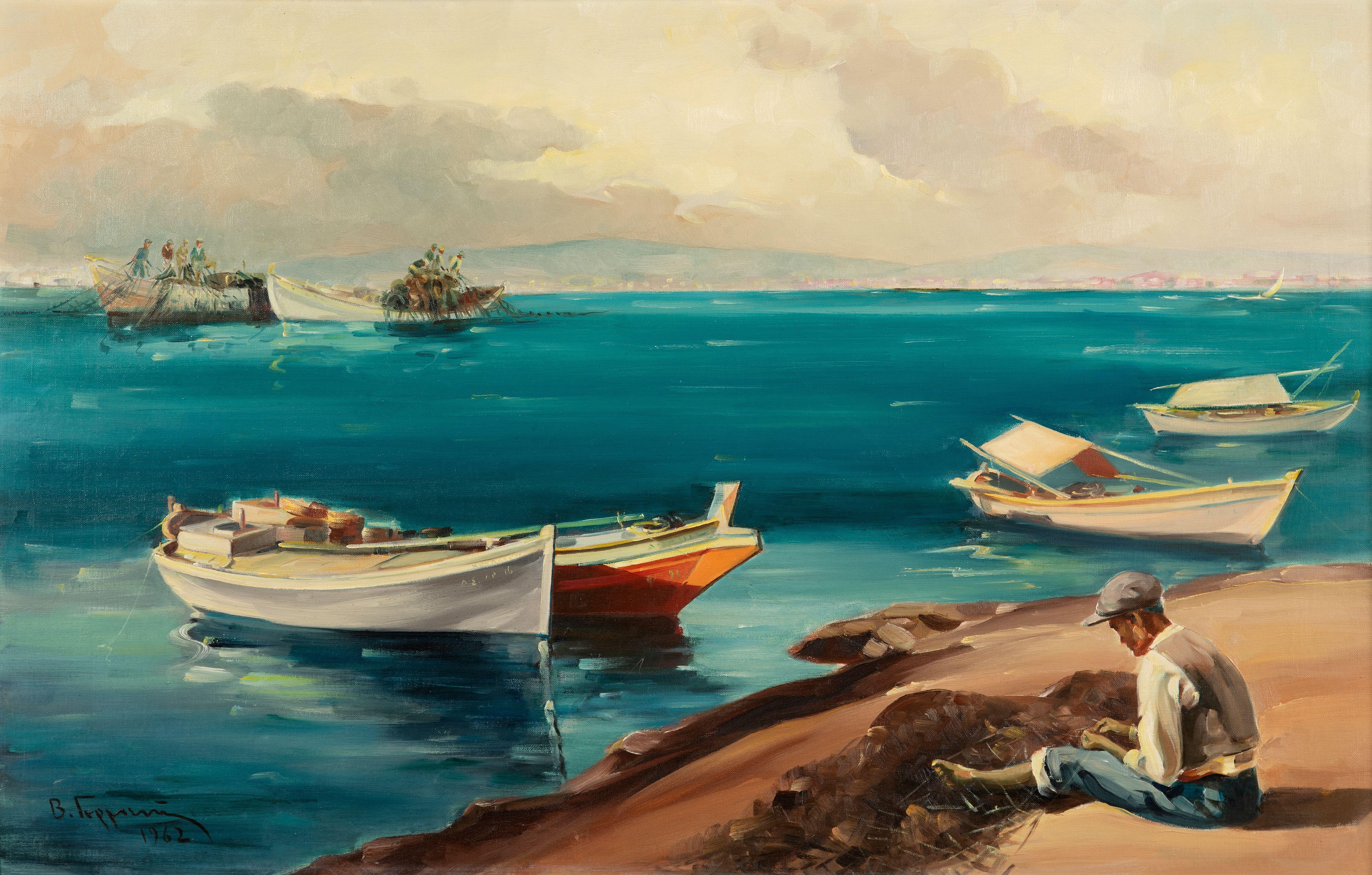 Vassilis Germenis - Vue de Paros